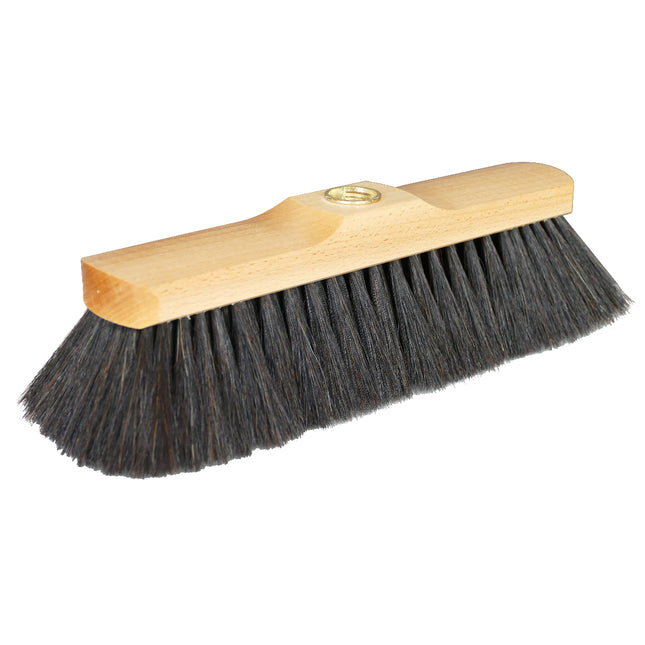 Rosshaar‑Stubenbesen Catania aus Buchenholz – sanfte, effektive Reinigung für Parkett, Laminat & Fliesen. Made in Germany.