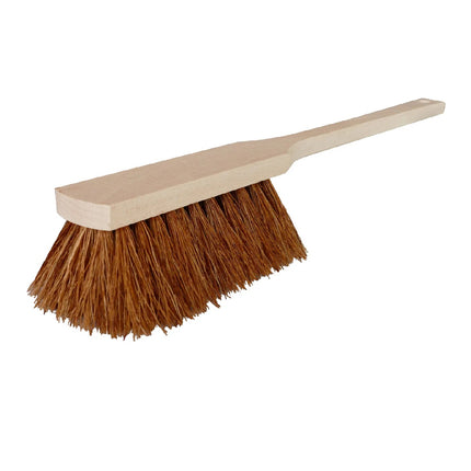 42 cm Langstiel-Handfeger mit robusten Kokosborsten – ideal für groben Schmutz in Hof, Werkstatt und Außenbereich.