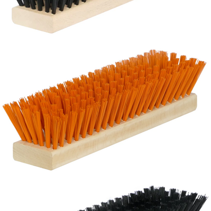 Ersatzbürsten-Set Fußabtreter – 3-teilig, Orange/Schwarz