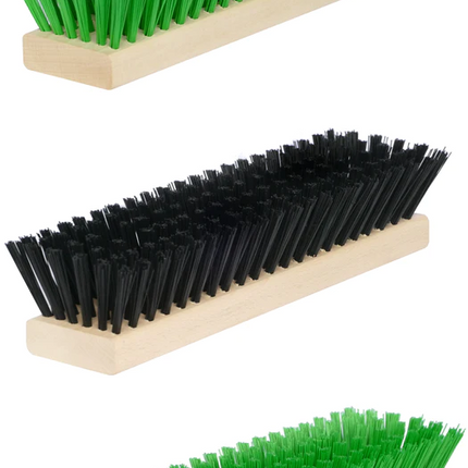 Ersatzbürsten-Set Fußabtreter – 3-teilig, Schwarz/Grün