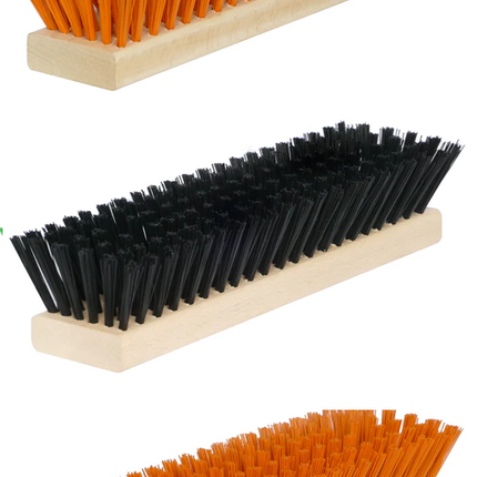 Ersatzbürsten-Set Fußabtreter – 3-teilig, Schwarz/Orange