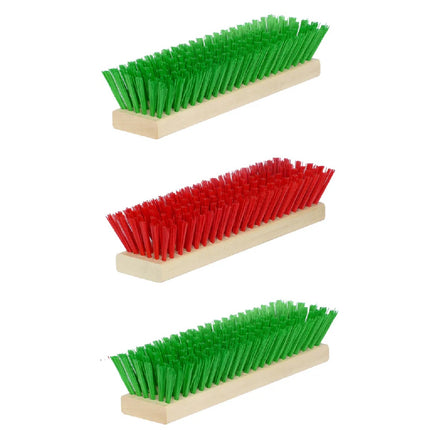 Ersatzbürsten Set für Schuhreiniger – passend für Fußabtreter Exklusiv & Schuhabstreifer Lite, DirtKing Pro/LiteMini - (Rot/Grün)