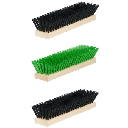 Ersatzbürsten Set für Schuhreiniger – passend für Fußabtreter Exklusiv, Schuhabstreifer Lite, DirtKing Pro/Lite/Mini - (Grün/Schwarz)