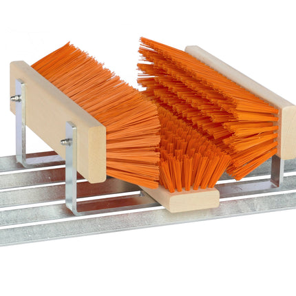 Fußabtreter Exklusiv – Orange | Wetterfester Schuhreiniger für außen | Made in Germany