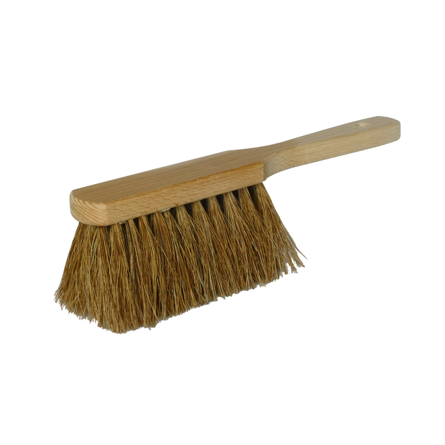 Handfeger Kokos mit Holzgriff – robuster Feger für groben Schmutz in Werkstatt und Industrie