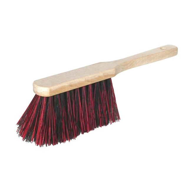 Handfeger für Hof und Garten, entfernt Laub, Sand und Ölreste, wetterfest dank Arenga-Elaston-Borstenmix