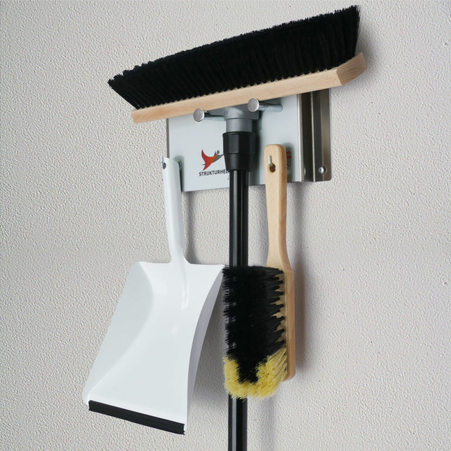 Besen-Set inkl. Wandhalterung - STRUKTURHELD® LITE Standard