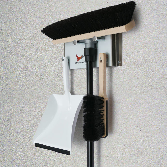 Besen-Set inkl. Wandhalterung - STRUKTURHELD® LITE Exklusiv