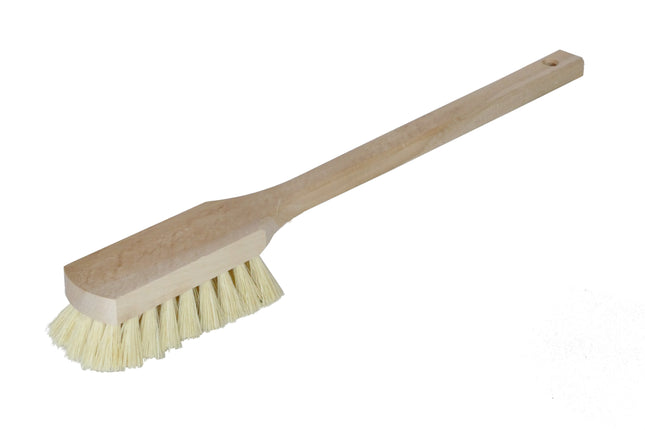Scheuerbürste mit langem Holzstiel und Fibre-Borsten – nachhaltige Reinigung