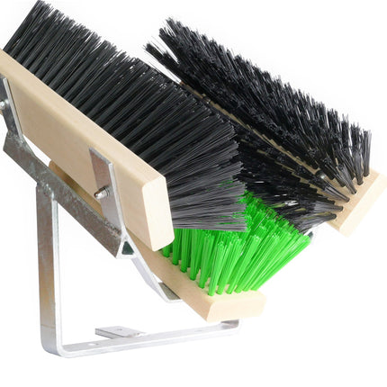 Schuhreiniger für außen - Schuhabstreifer-Bürsten in Grün und Schwarz