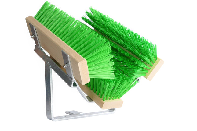 Schuhabstreifer Premium mit Bürsten & verzinkten Metallrahmen. Für Werkstatt & Hof.