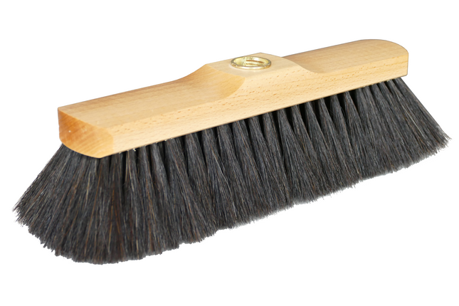 Stubenbesen Catania mit Rosshaarbesatz – ideal für glatte Böden wie Parkett und Fliesen