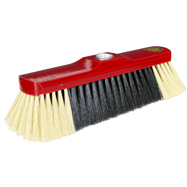 Robuster Stubenbesen aus Buchenholz mit staubbindenden Kunstborsten. Ideal für glatte Böden in Haushalt, Büro & Gewerbe. Jetzt günstig online kaufen!