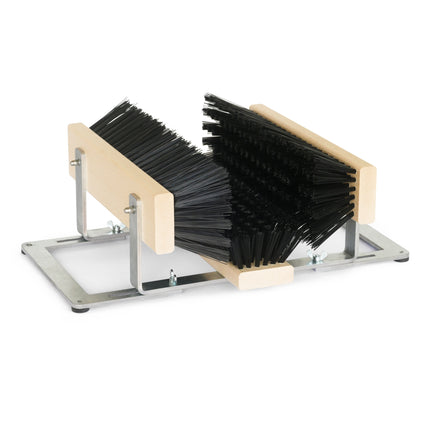 Hochwertige Bodenbürste Schwarz für Schuhabstreifer – reinigt zuverlässig, ideal für Industrie & Baustelle