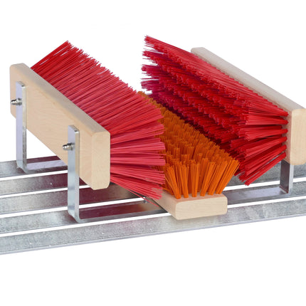 Schuhreiniger-Bürste mit orange Borsten für DirtKing & Exklusiv – Made in Germany, jetzt im Angebot