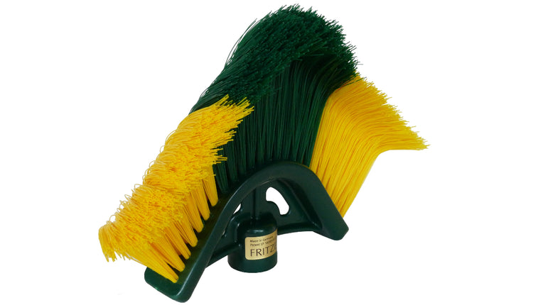 Fritze Eckenbesen 24 cm mit Krallenborsten – ideal für Fugen, Ecken & hartnäckigen Schmutz im Innen‑ und Außenbereich.