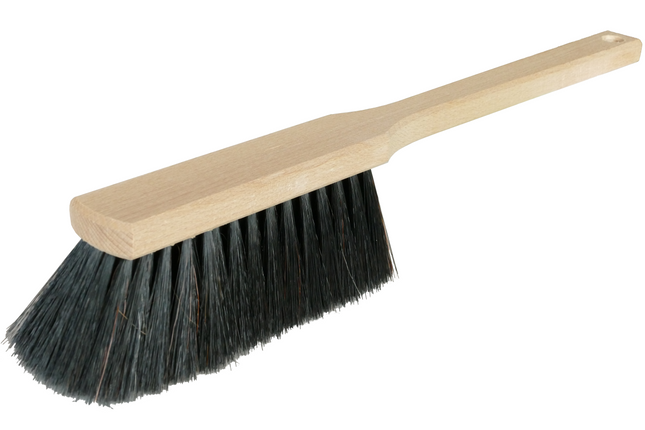 Industriehandfeger mit Kunstborsten & Holzgriff – 42 cm