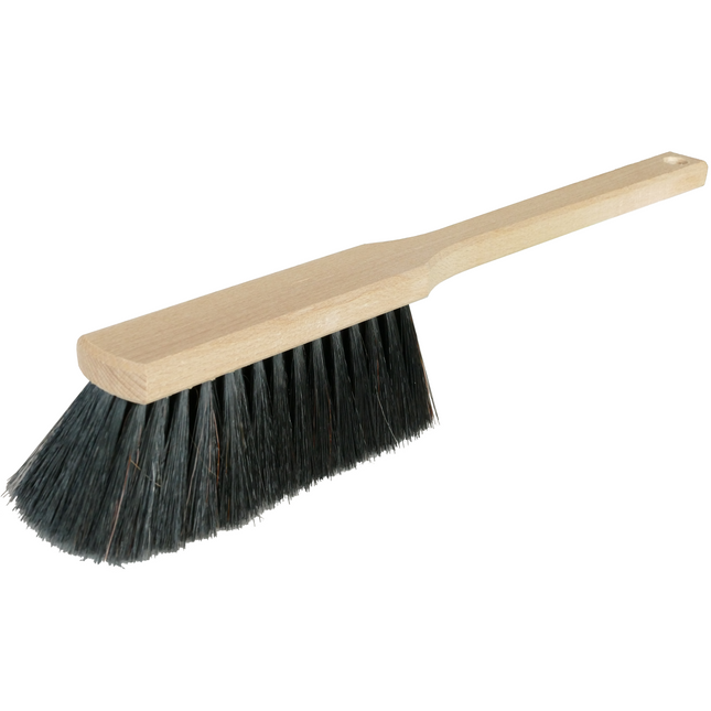 Industriehandfeger mit Kunstborsten & Holzgriff – 42 cm