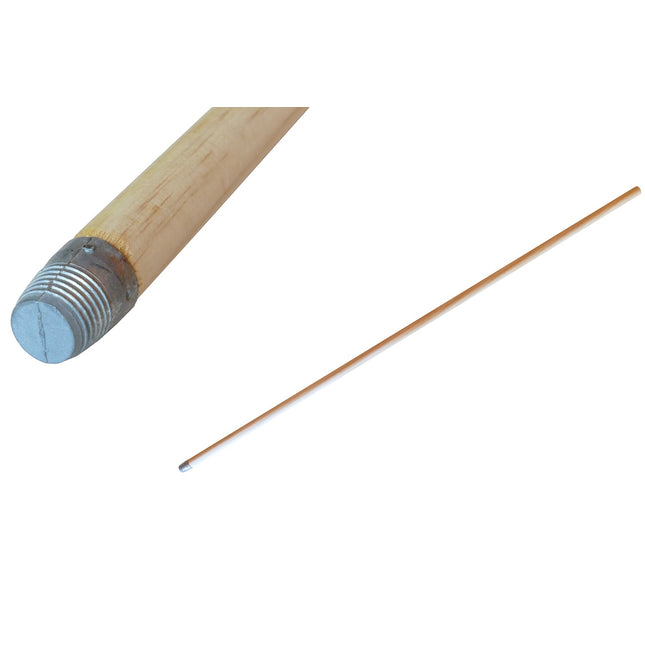 Besenstiel aus Holz mit Gewinde