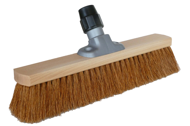 Saalbesen Kokos 60 cm – mit Universalhalter für glatte Böden & Innenräum