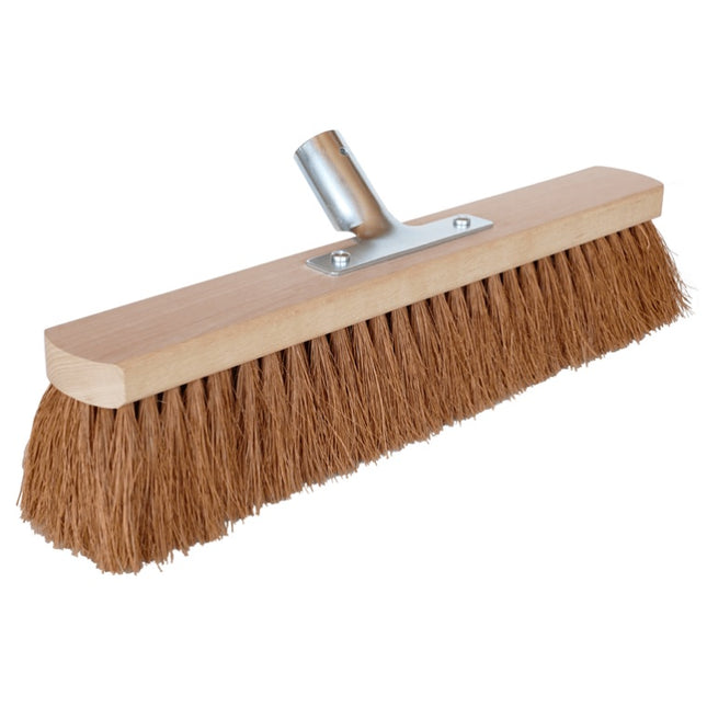Saalbesen Kokos 40 cm – Naturborsten & Metallhalter Ø 24 mm