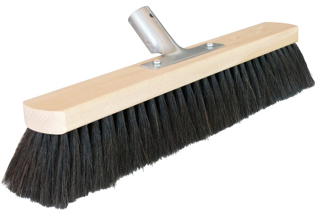 Saalbesen Premium 40 cm – Rosshaar-Mix & Metallhalter Ø 24 mm