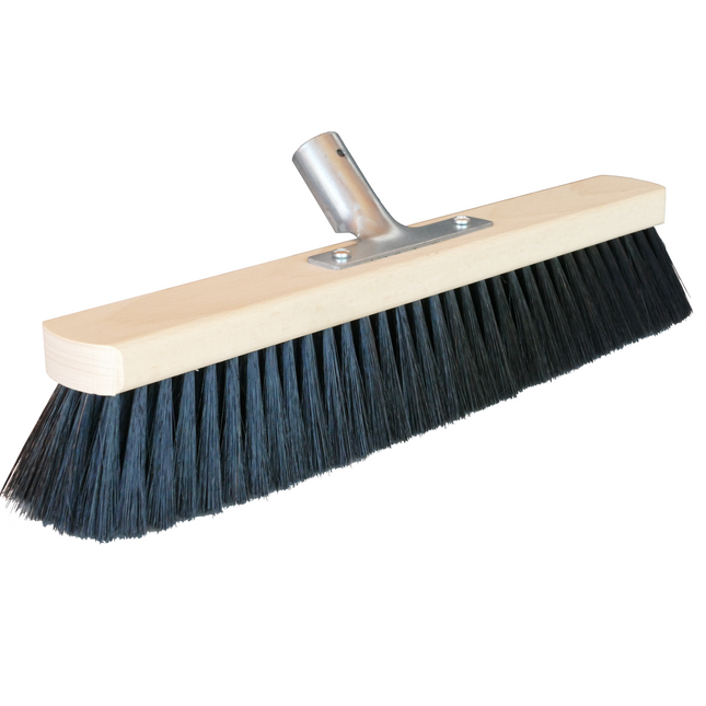 Saalbesen Standard 40 cm – Kunstborsten & Metallhalter Ø 24 mm