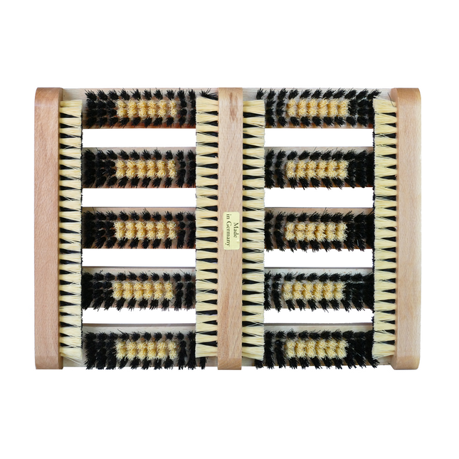 Schuhabstreifer aus Holz – Fußabtreter für außen & Eingang