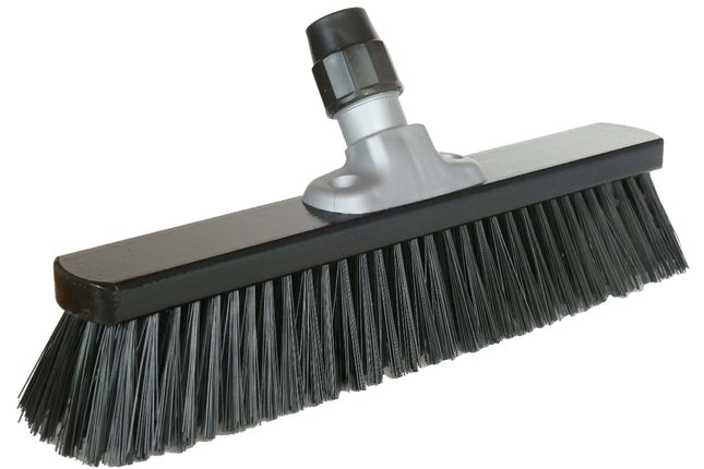 Straßenbesen Blackbody® Schwarz 40 cm mit abriebfesten PET‑Borsten – robust, wetterfest & ideal für Hof, Werkstatt und Außenflächen.