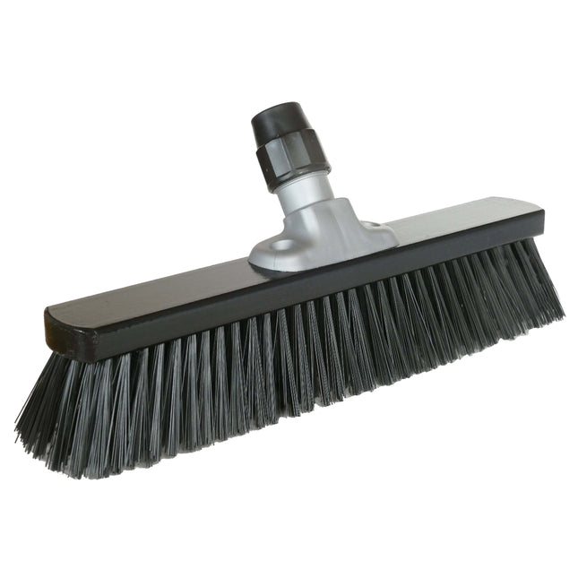 Straßenbesen Blackbody® Schwarz 40 cm mit abriebfesten PET‑Borsten – robust, wetterfest & ideal für Hof, Werkstatt und Außenflächen.