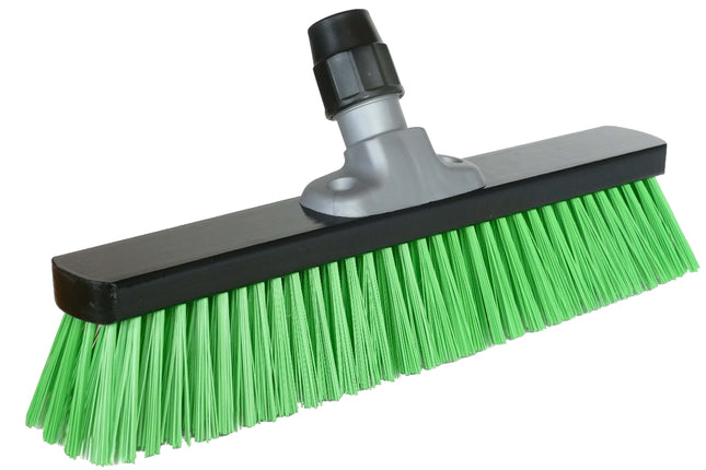 Straßenbesen Blackbody® Grün 40 cm mit abriebfesten PET‑Borsten – robust, wetterfest & ideal für saubere Hof‑, Werkstatt‑ und Außenflächen.