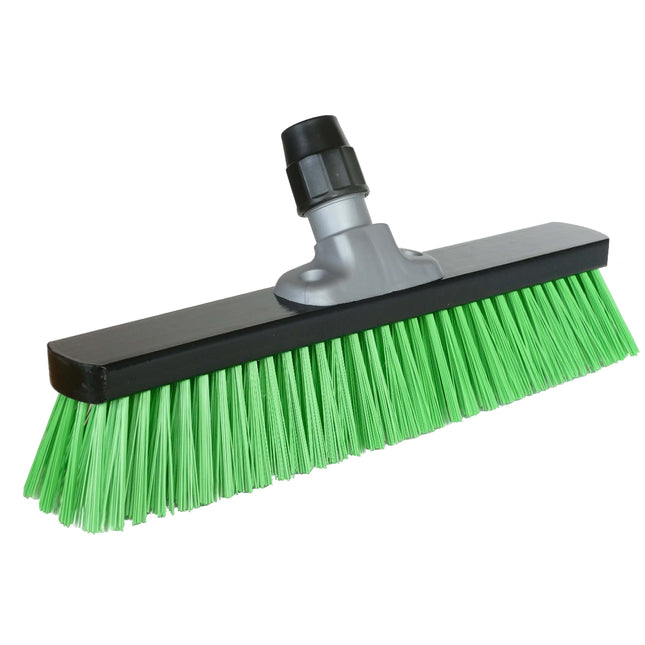 Straßenbesen Blackbody® Grün 40 cm mit abriebfesten PET‑Borsten – robust, wetterfest & ideal für saubere Hof‑, Werkstatt‑ und Außenflächen.
