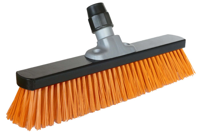 Straßenbesen Blackbody® Orange 40 cm mit abriebfesten PET‑Borsten – robust, wetterfest & ideal für saubere Hof‑, Werkstatt‑ und Außenflächen.