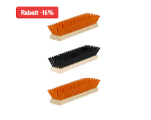 Schuhabtreter Bürsten-Set aus Buchenholz mit PET-Borsten – Seiten- und Bodenbürsten