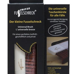 Kompakte Kleiderbürste Der kleine Fusselschreck® im Etui – ideal für unterwegs, Büro und Reise