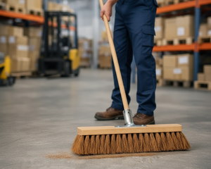 Kokosbesen mit Naturborsten – robuster Besen für Werkstatt, Gewerbe & Industrie, Kokosborsten Made in Germany