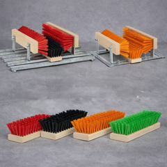 Ersatzbürsten-Set für Schuhabstreifer – auswechselbar, 4 Farben, passend für Gitterrost & Lite, Made in Germany