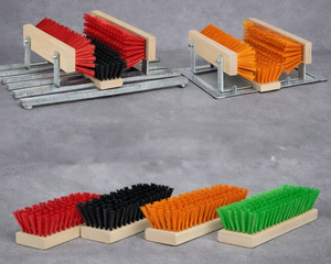 Ersatzbürsten-Set für Schuhabstreifer – auswechselbar, 4 Farben, passend für Gitterrost & Lite, Made in Germany