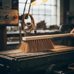 Langstielhandfeger – ergonomischer Handbesen für Werkstatt, Gewerbe & Industrie, Made in Germany