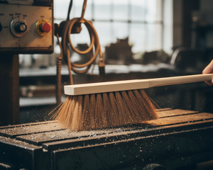 Langstielhandfeger – ergonomischer Handbesen für Werkstatt, Gewerbe & Industrie, Made in Germany