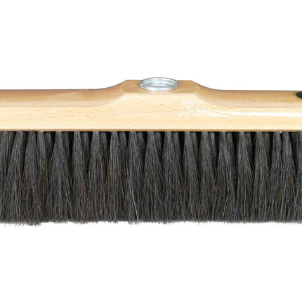 Buchenholz‑Stubenbesen & Handfeger mit Rosshaar – klassisches Design, starke Staubbindung und kompatibel mit Universalstielen.
