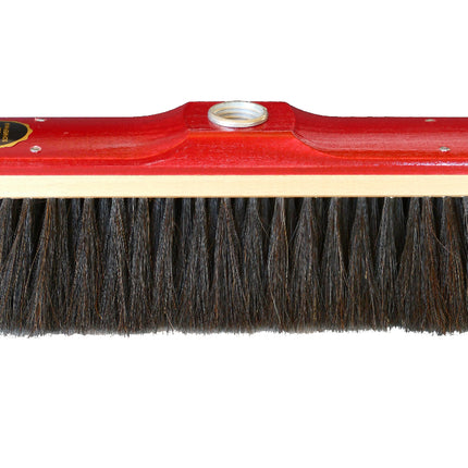 Stubenbesen 28 cm in Mahagoni‑Optik mit Rosshaar – schonende Staubbindung für glatte Böden, edles Buchenholz & hochwertige Verarbeitung.