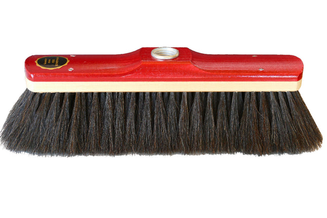 Stubenbesen 28 cm in Mahagoni‑Optik mit Rosshaar – schonende Staubbindung für glatte Böden, edles Buchenholz & hochwertige Verarbeitung.