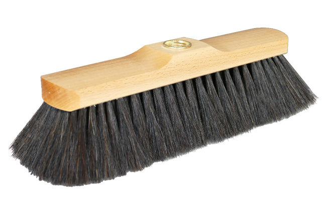 Rosshaar‑Stubenbesen Catania aus Buchenholz – sanfte, effektive Reinigung für Parkett, Laminat & Fliesen. Made in Germany.