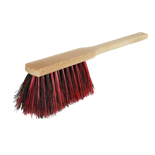 Langstielhandfeger 42 cm mit Arenga‑Elaston‑Borsten und Buchenholzgriff – robust, wetterfest und ideal für Hof, Stall und Werkstatt