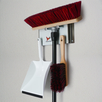 Besen-Set Outdoor inkl. Wandhalterung - STRUKTURHELD® LITE 