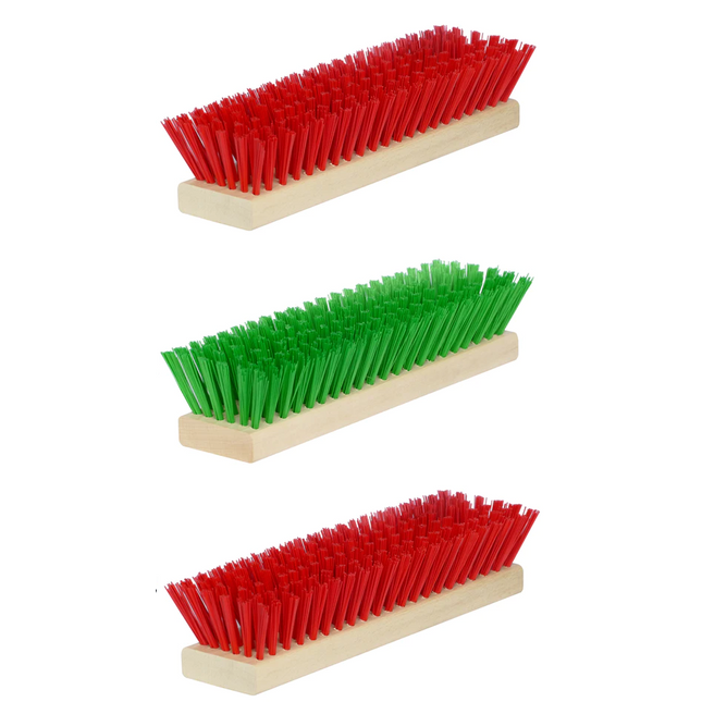 ürsten-Set Grün & Rot – Ersatz für Fußabtreter Exklusiv, DirtKing PRO/LITE & Schuhabstreifer Lite.