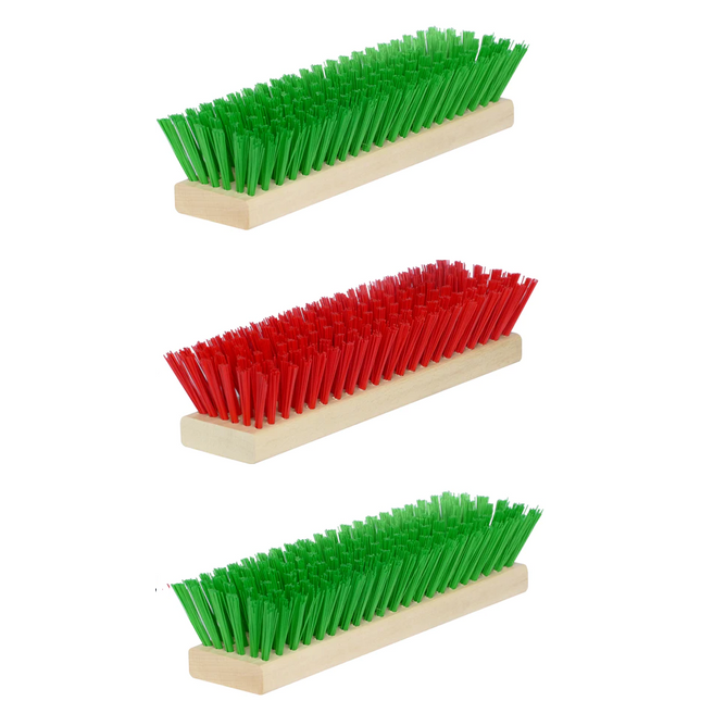 Bürsten-Set Rot & Grün – Ersatz für Fußabtreter Exklusiv, DirtKing PRO/LITE & Schuhabstreifer Lite.