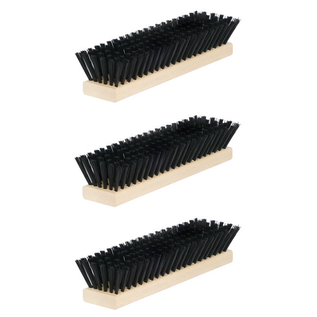 Ersatzbürsten-Set Fußabtreter – 3-teilig, Schwarz