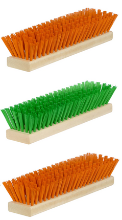 Ersatzbürsten-Set Grün & Orange – für Fußabtreter Exklusiv, DirtKing PRO/LITE & Schuhabstreifer Lite.